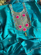 Graceful Roman Unstitched Silk Suit