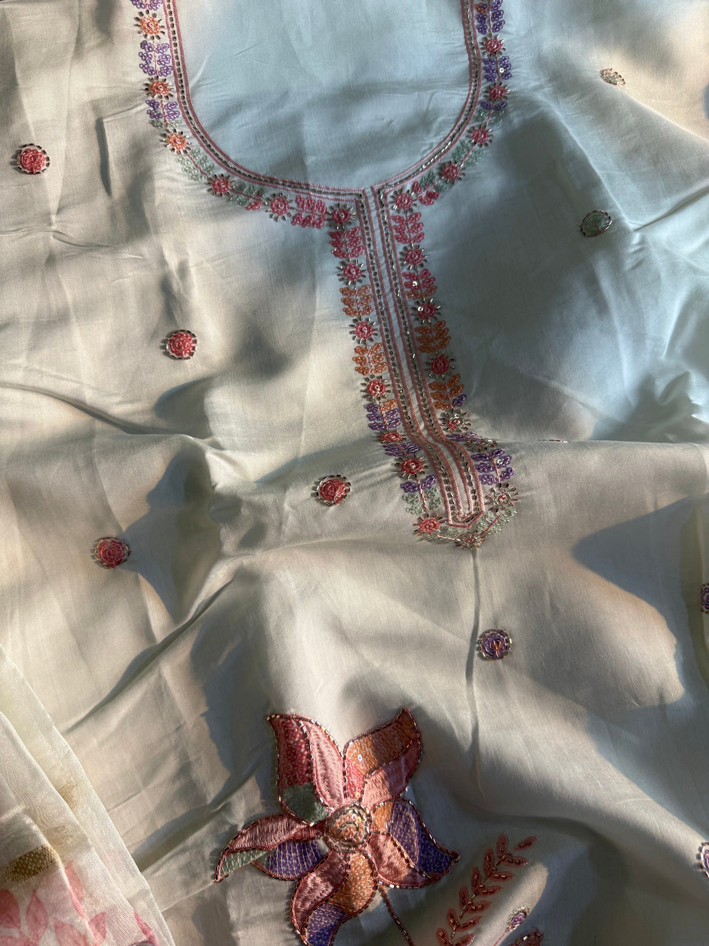 Heritage Roman Unstitched Silk Suit