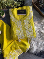 Festive Roman Unstitched Silk Suit