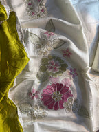 Luxury Roman Silk Unstitched Suit