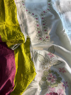 Luxury Roman Silk Unstitched Suit