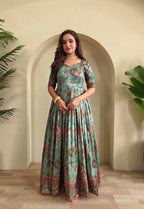 Patola Grace Jacket Gown