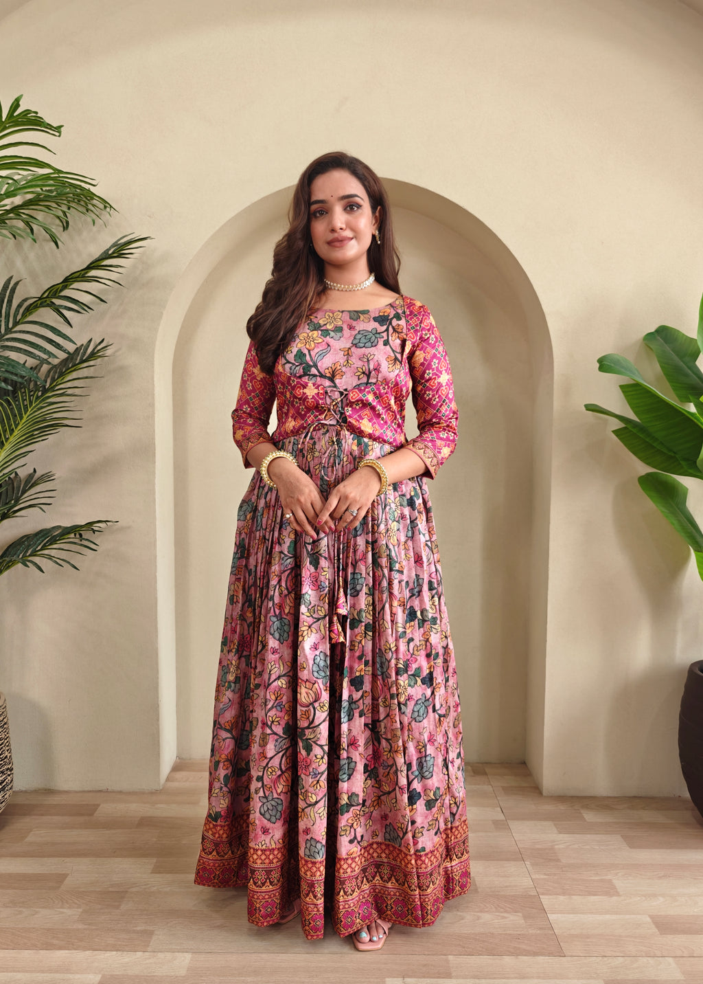 Patola Grace Jacket Gown