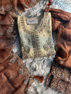 Zariya Glorious Silk Embroidered Sharara Set