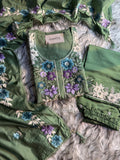Meher Roman Silk Festive Sharara Set