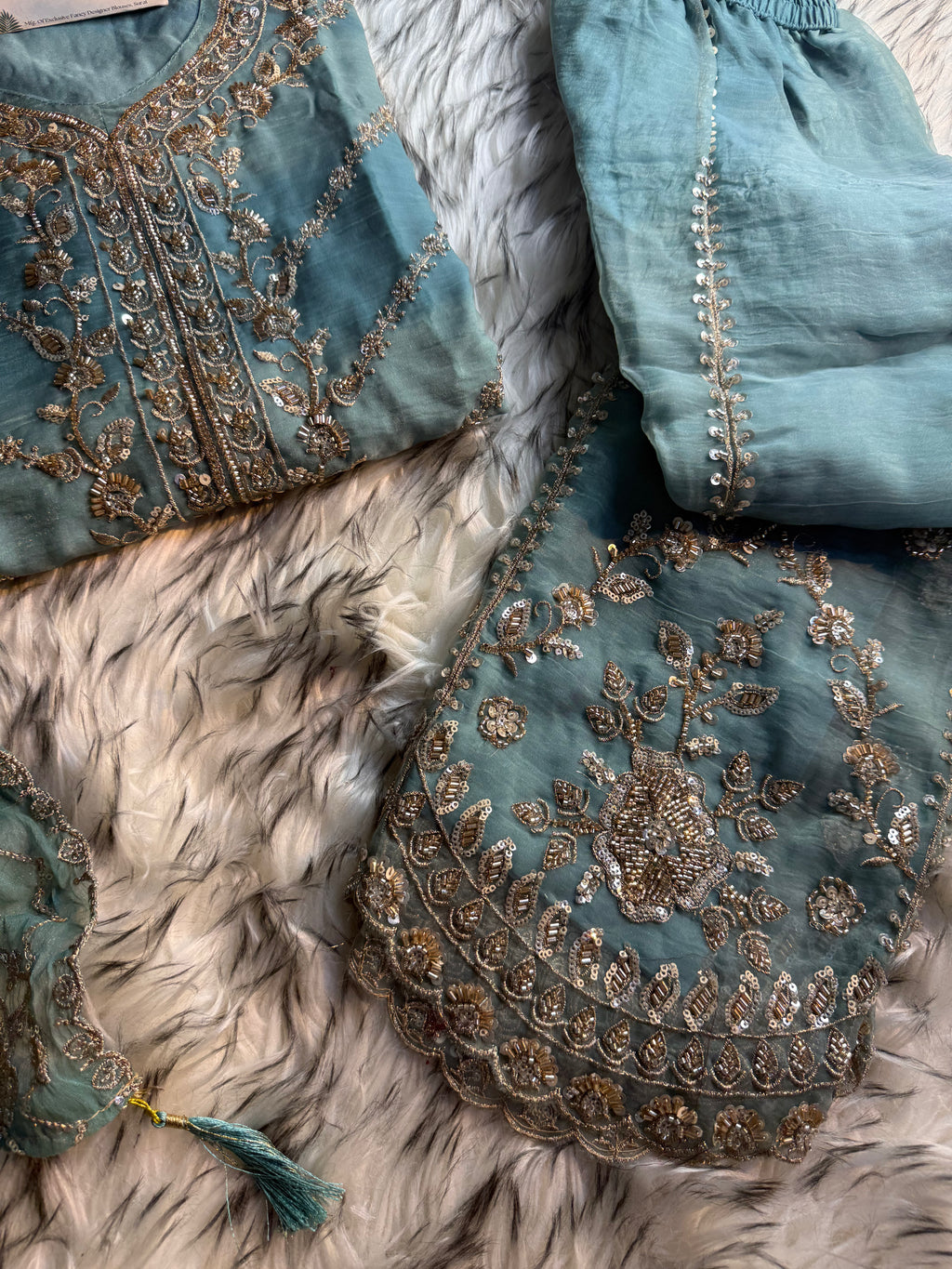 Aarzoo Embroidered Sharara Suit