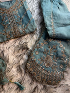 Aarzoo Embroidered Sharara Suit