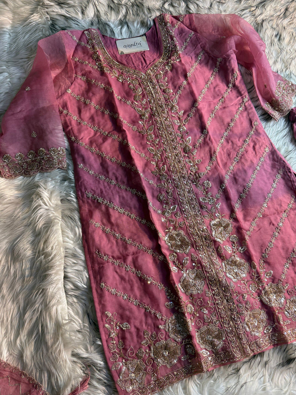 Aarzoo Embroidered Sharara Suit