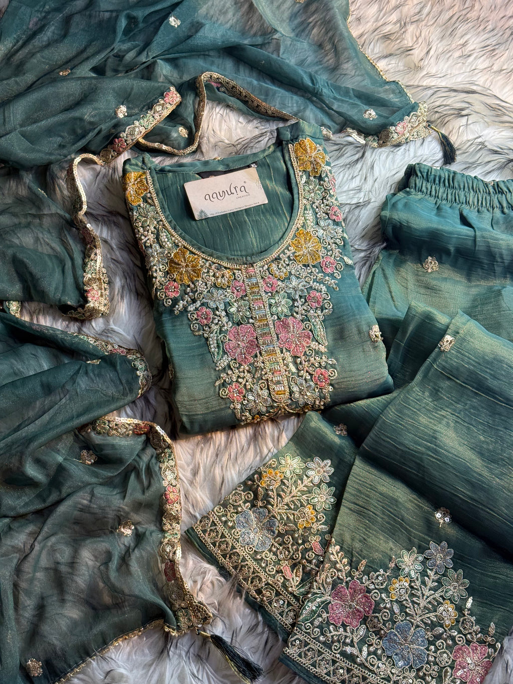 Aura Premium Sharara Set