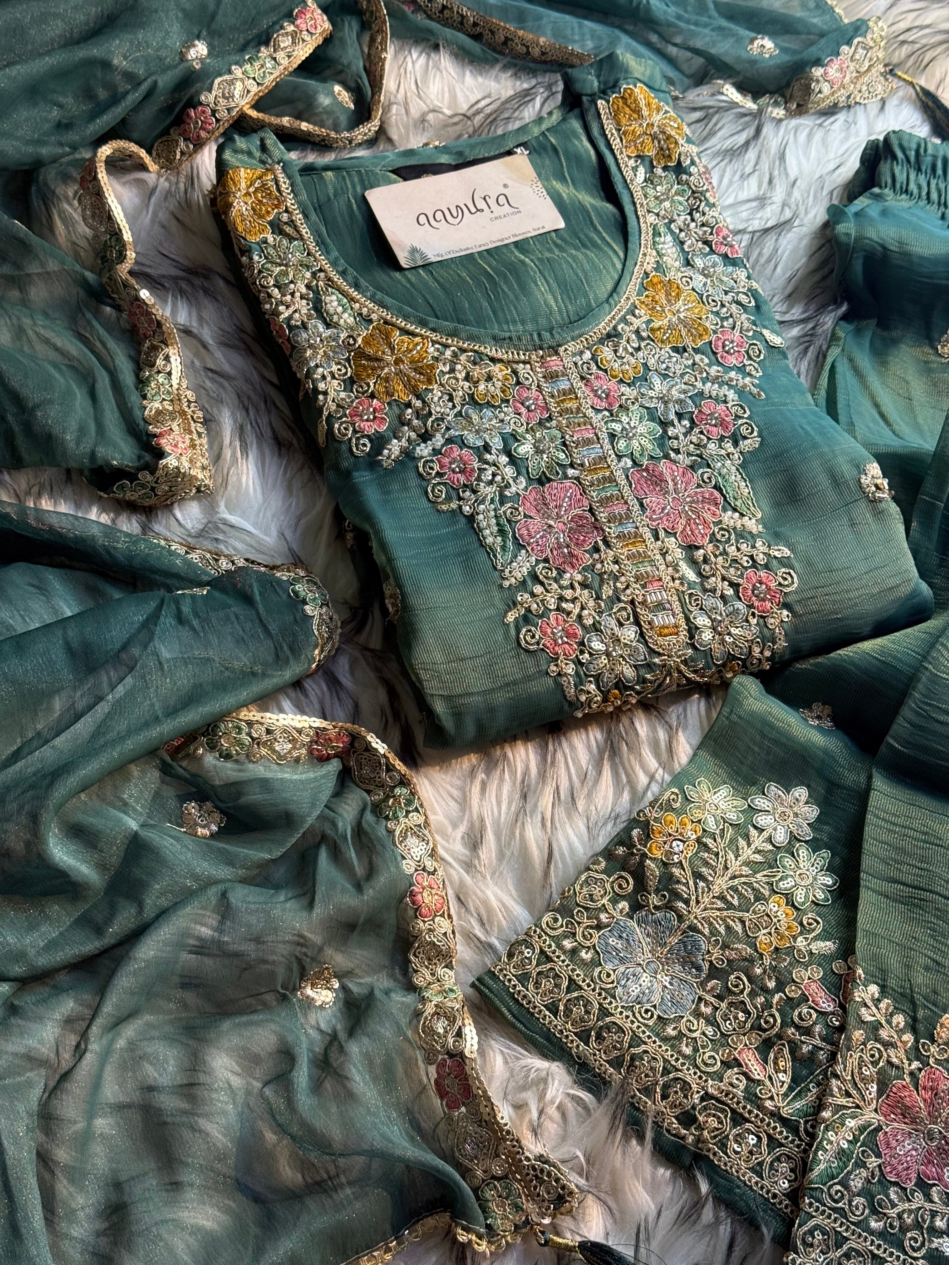 Aura Premium Sharara Set