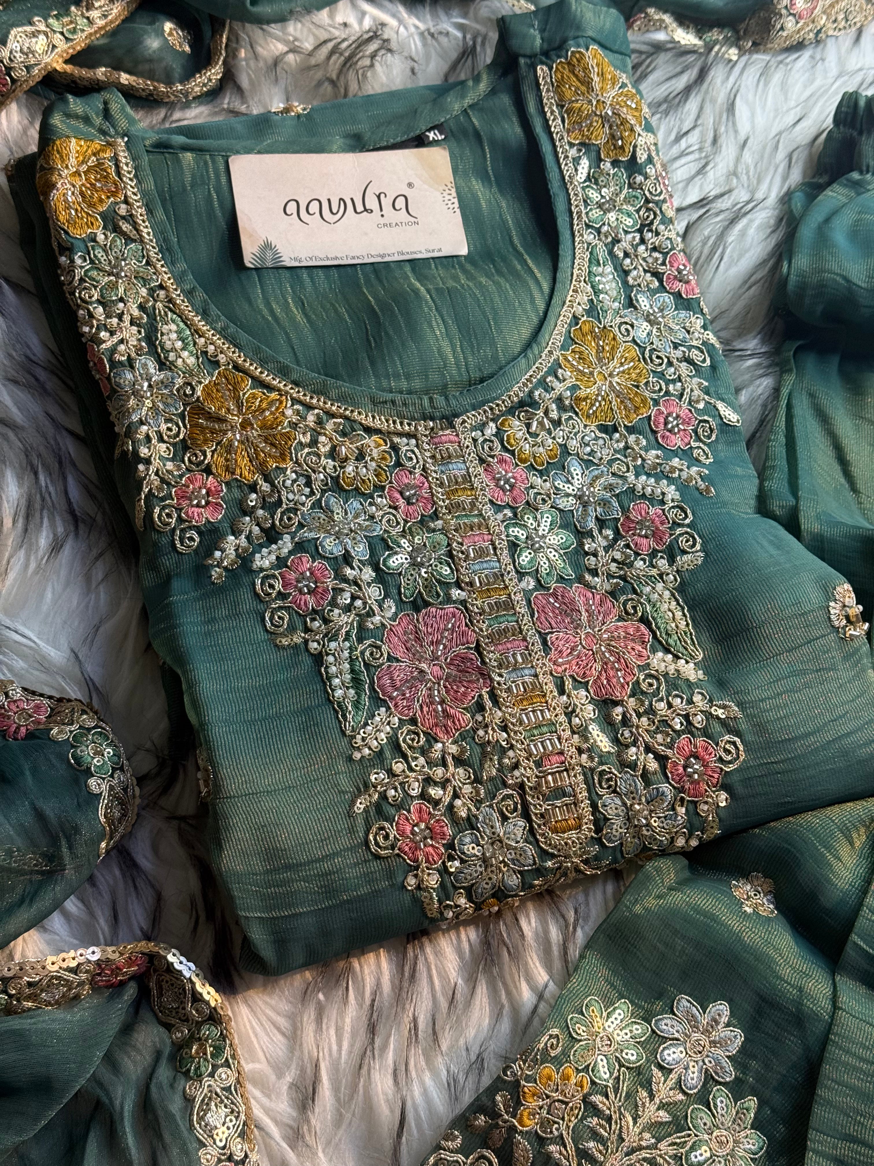 Aura Premium Sharara Set