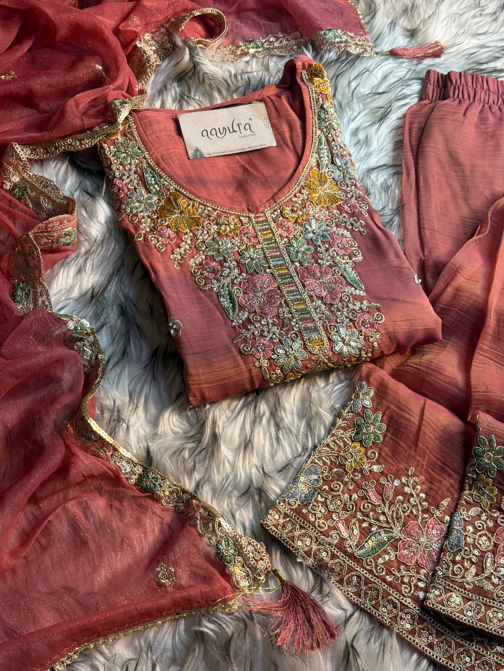 Aura Premium Sharara Set