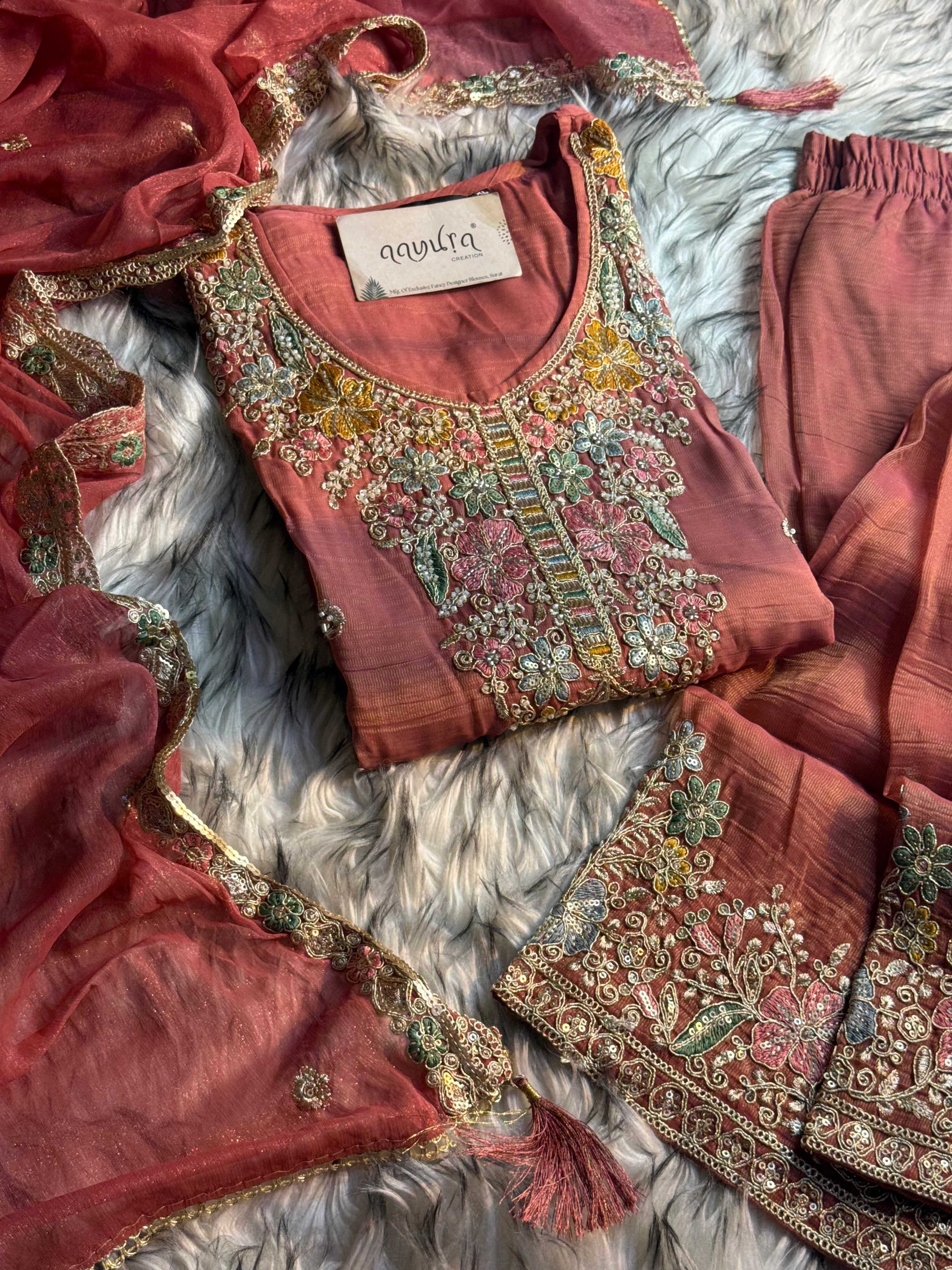 Aura Premium Sharara Set