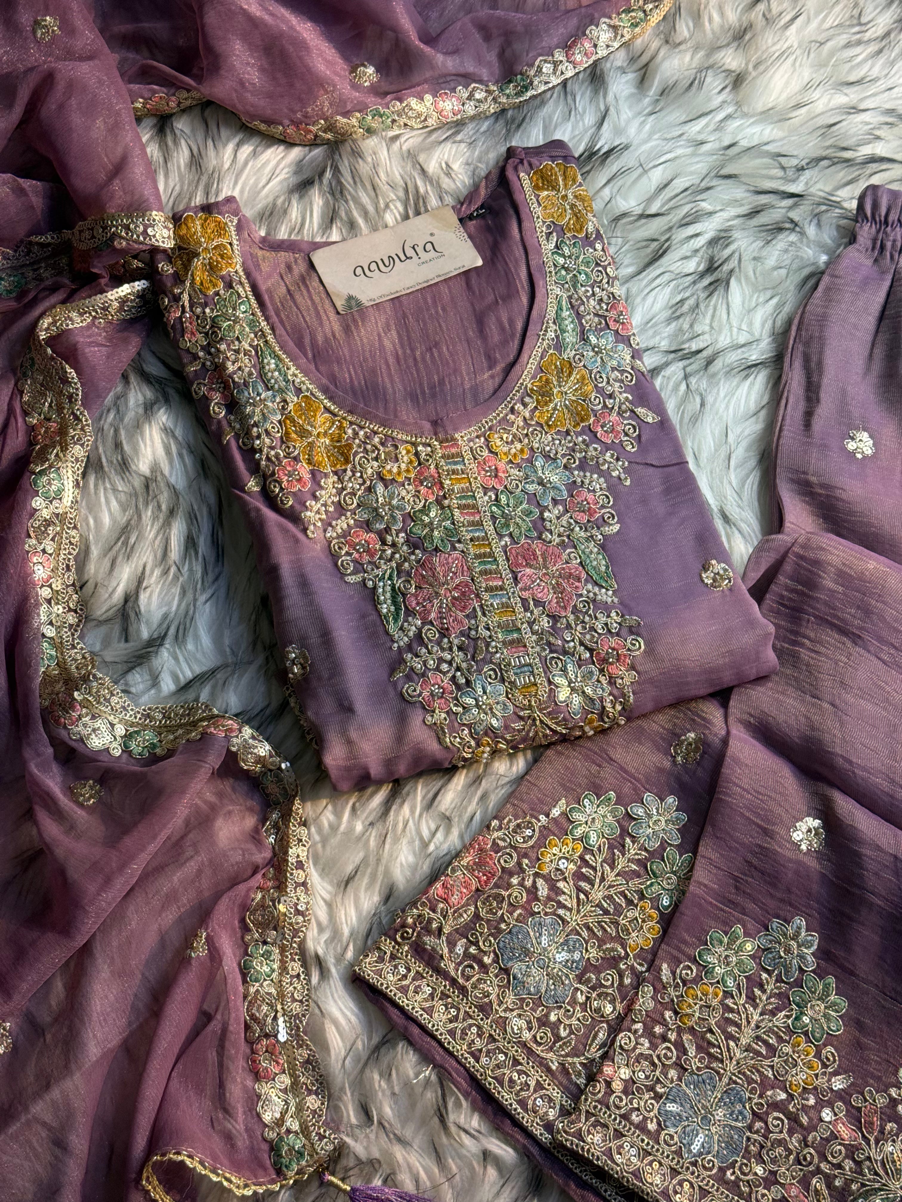 Aura Premium Sharara Set