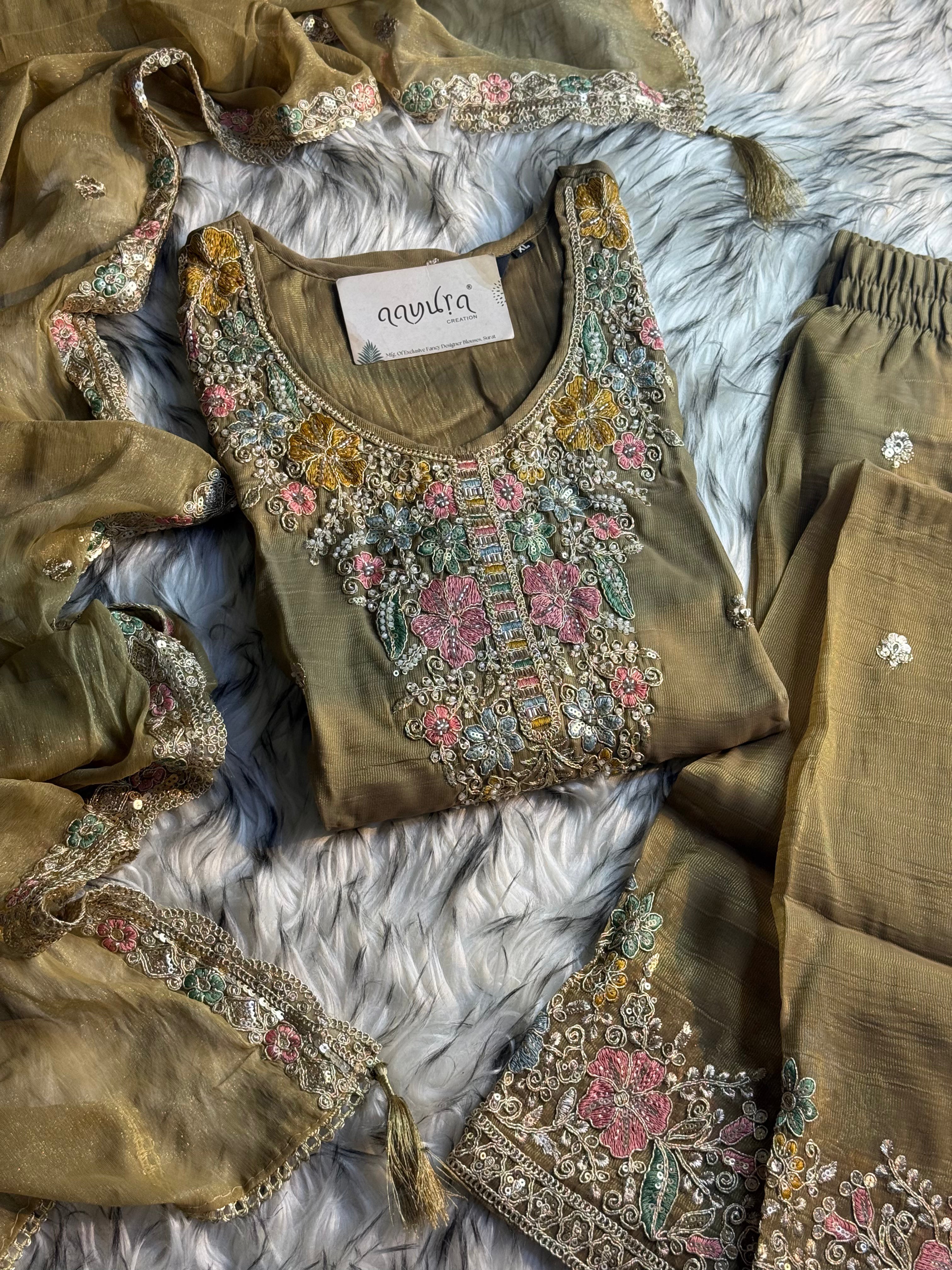 Aura Premium Sharara Set