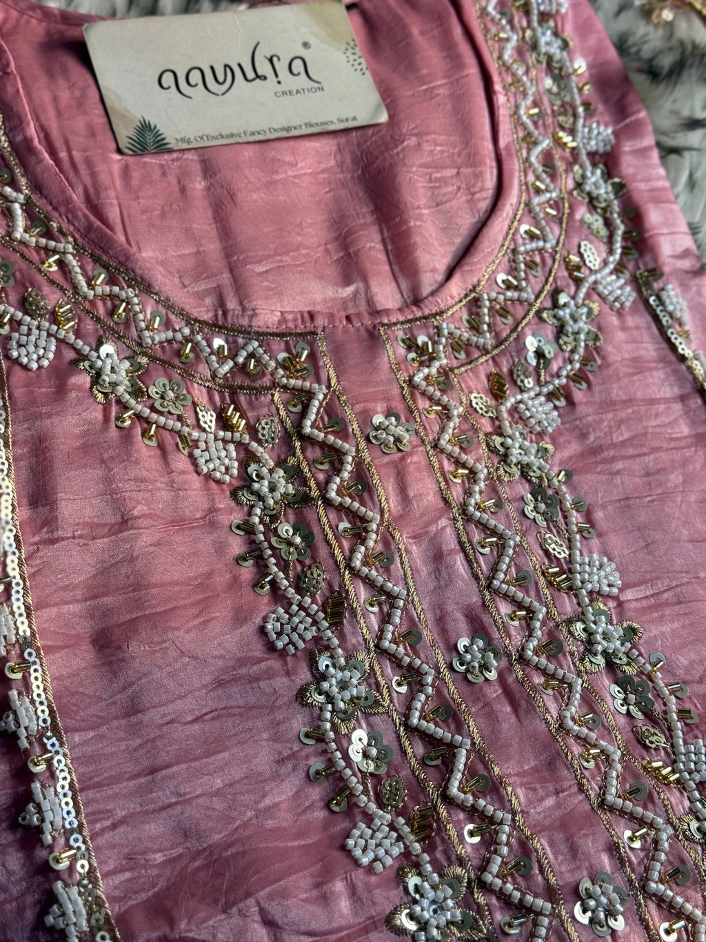 Nazrana Dolomite Silk Sharara Suit Set