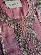 Nazrana Dolomite Silk Sharara Suit Set