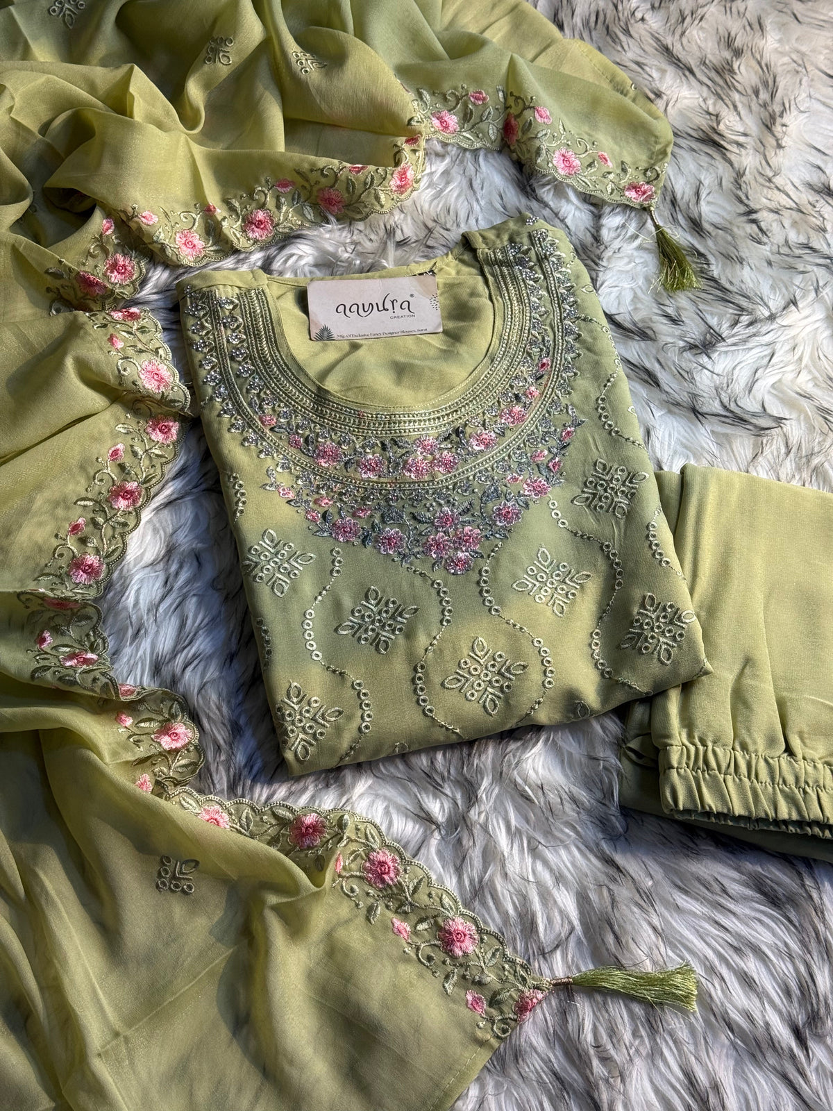 Eira Festive Palazzo Sharara Suit Set