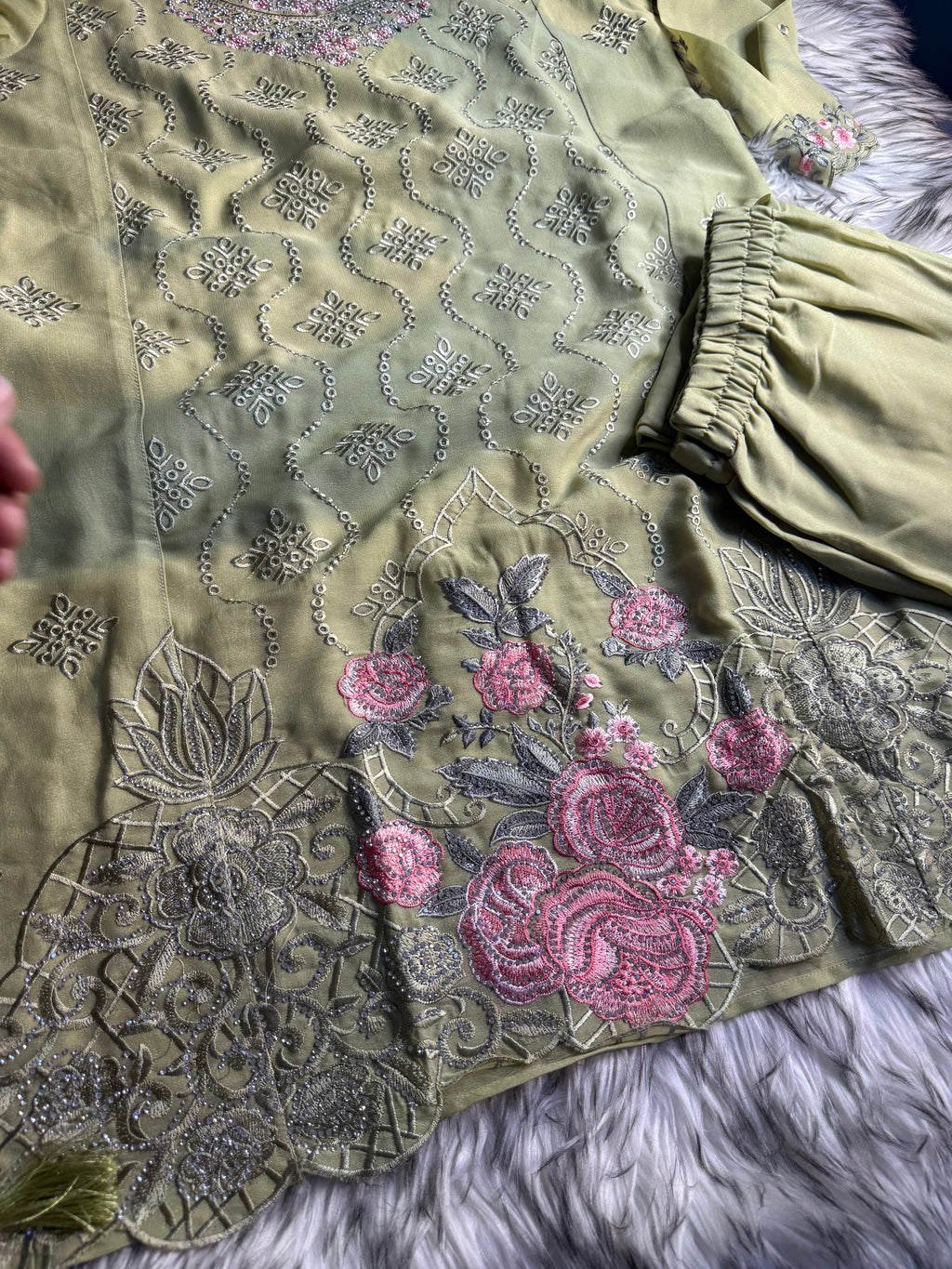 Eira Festive Palazzo Sharara Suit Set