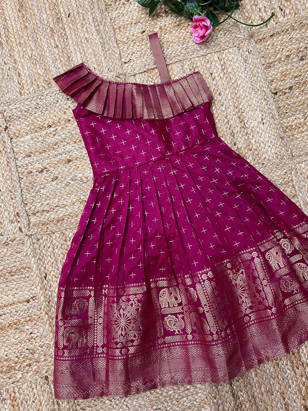 Royal Mini Silk Saree Outfit