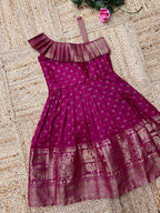 Royal Mini Silk Saree Outfit