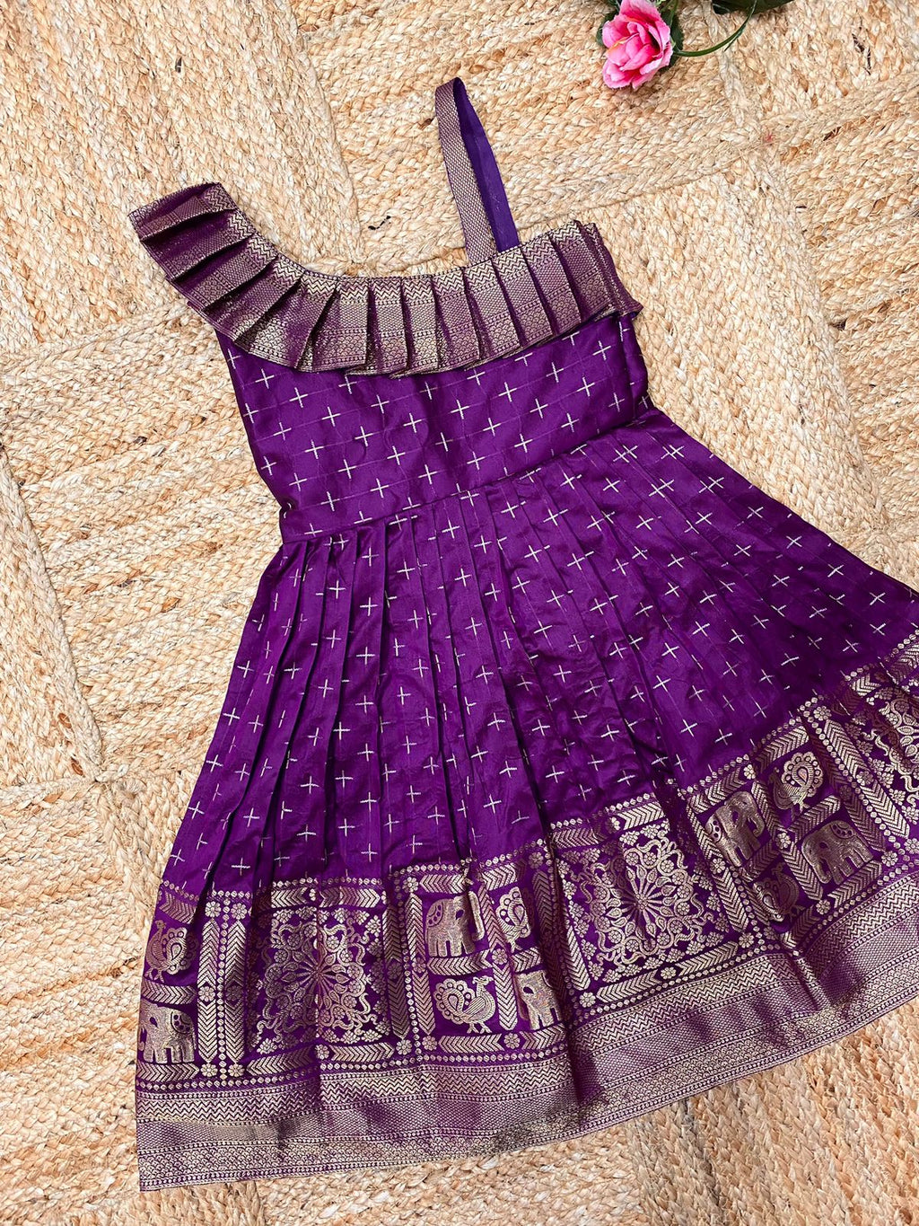 Royal Mini Silk Saree Outfit