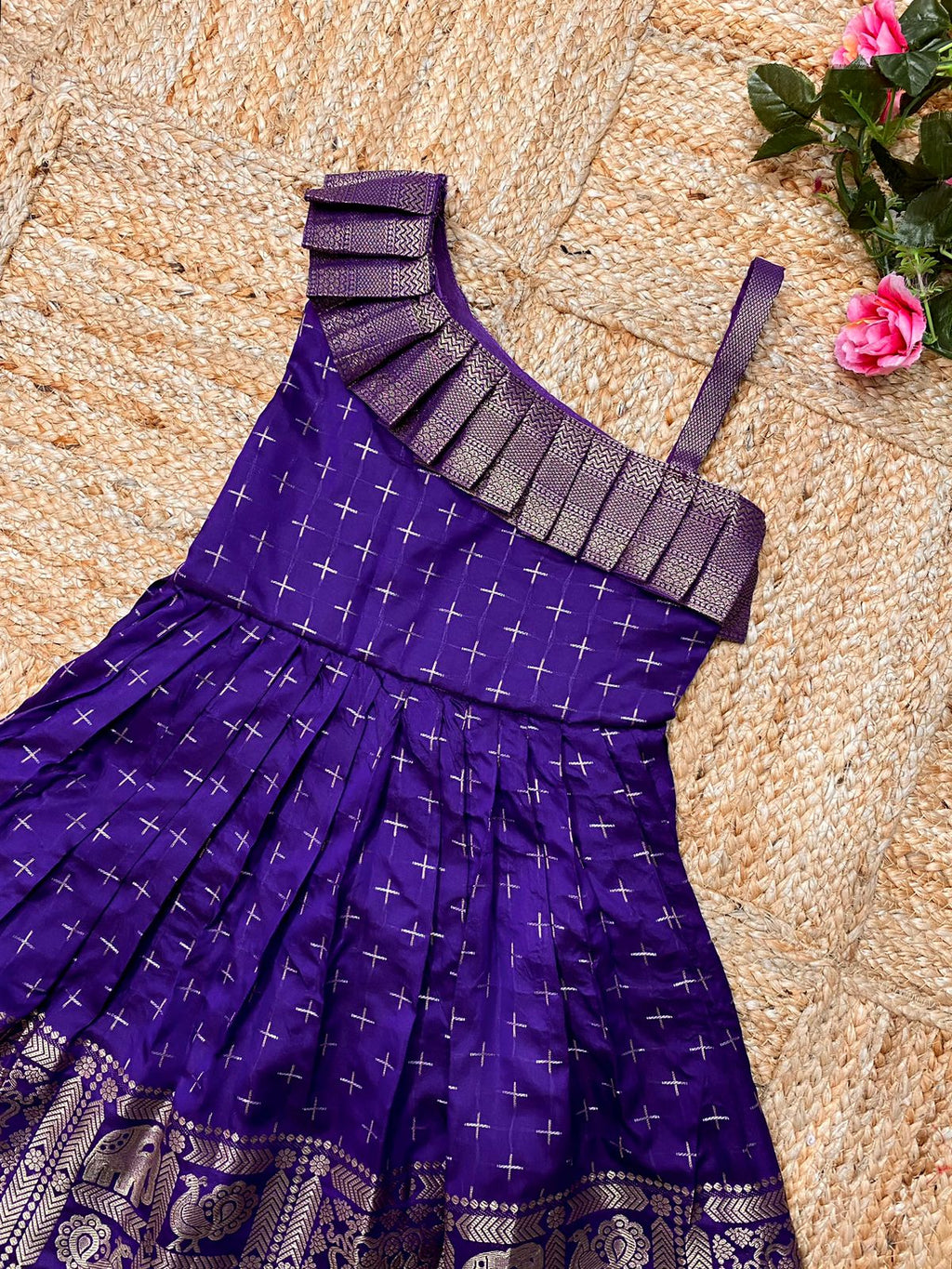 Royal Mini Silk Saree Outfit