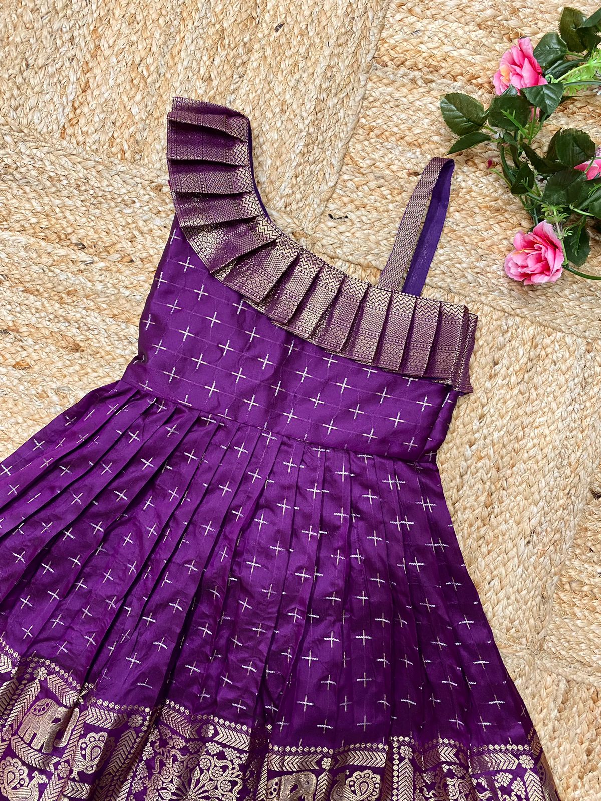 Royal Mini Silk Saree Outfit