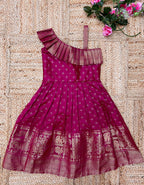 Royal Mini Silk Saree Outfit