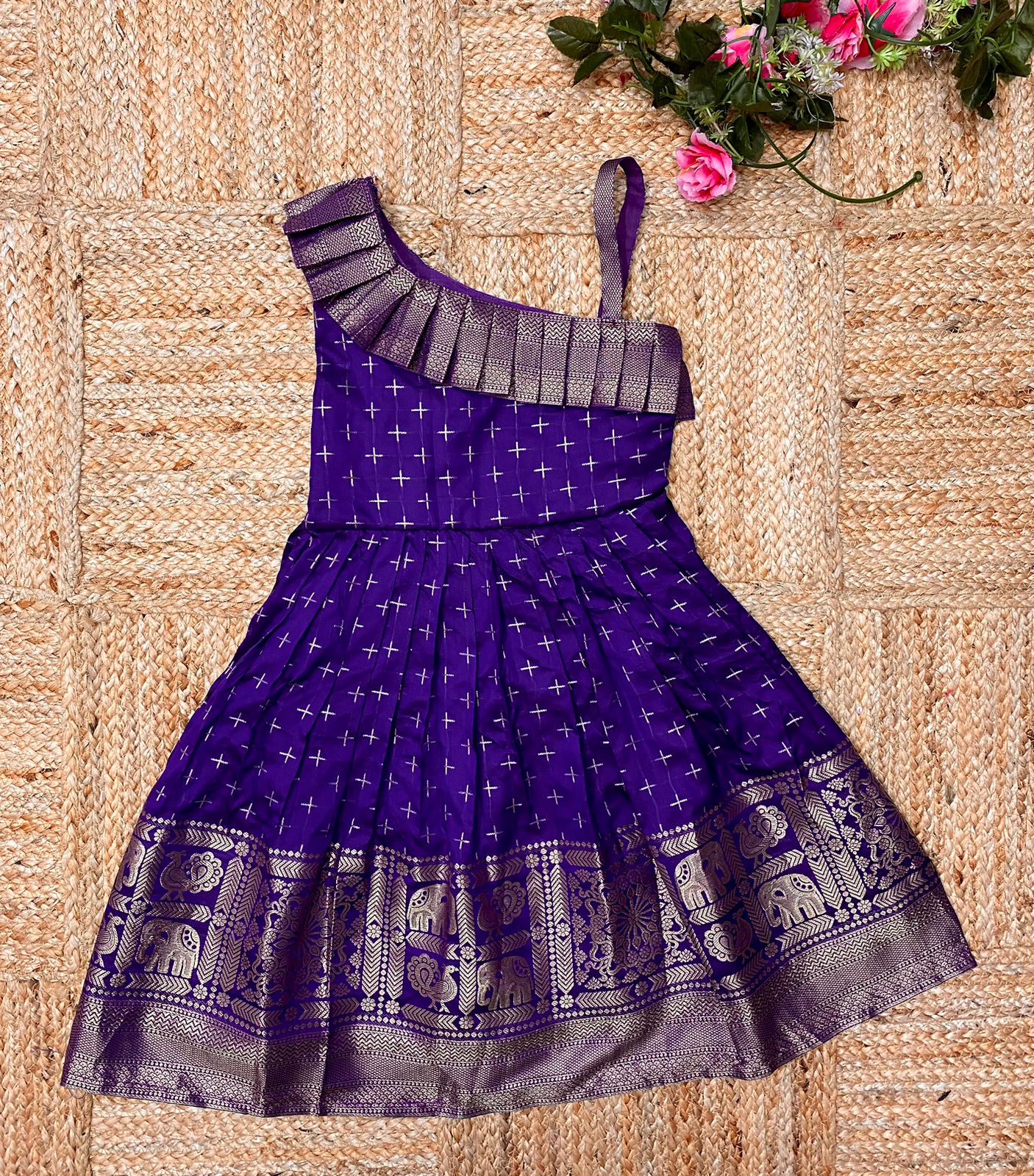 Royal Mini Silk Saree Outfit
