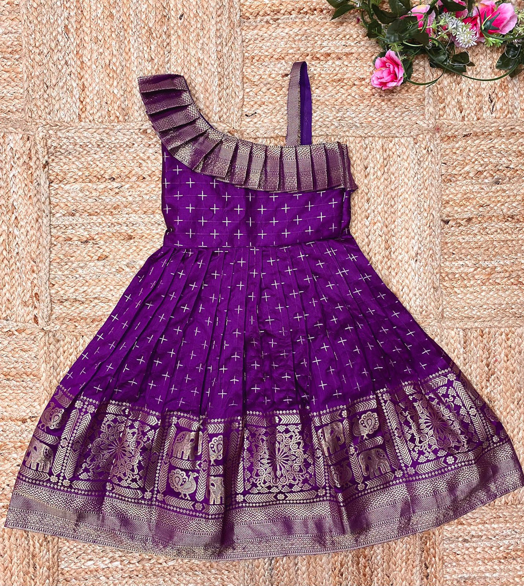 Royal Mini Silk Saree Outfit