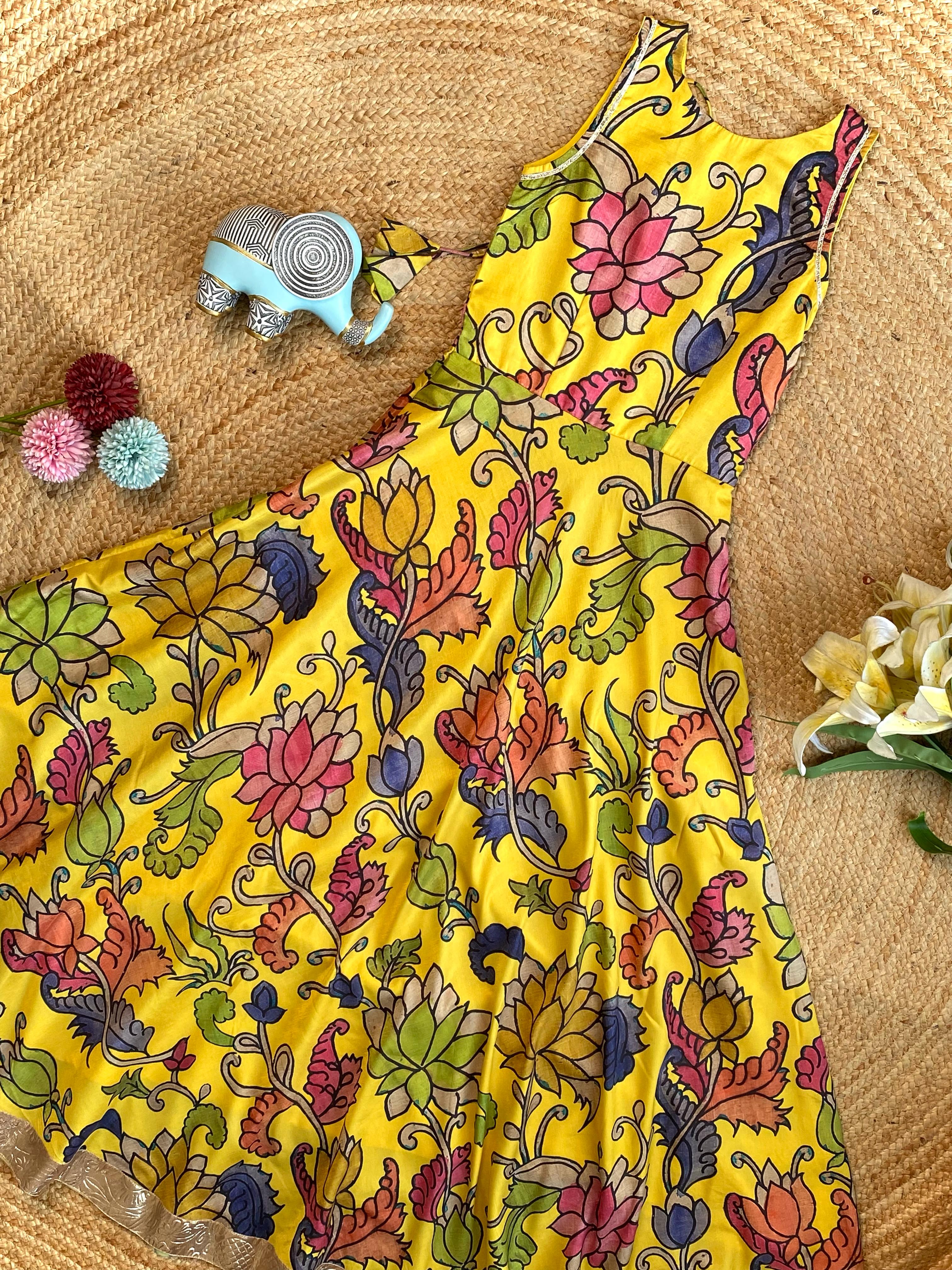 Kalamkari Bloom Gown
