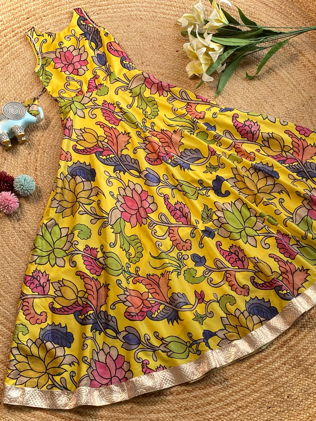 Kalamkari Bloom Gown