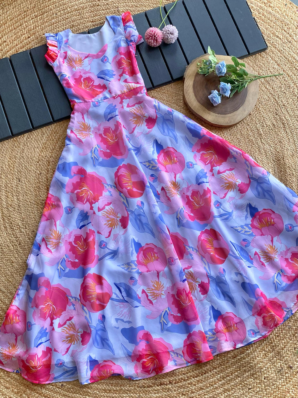 Aafiya Ruffle Gown