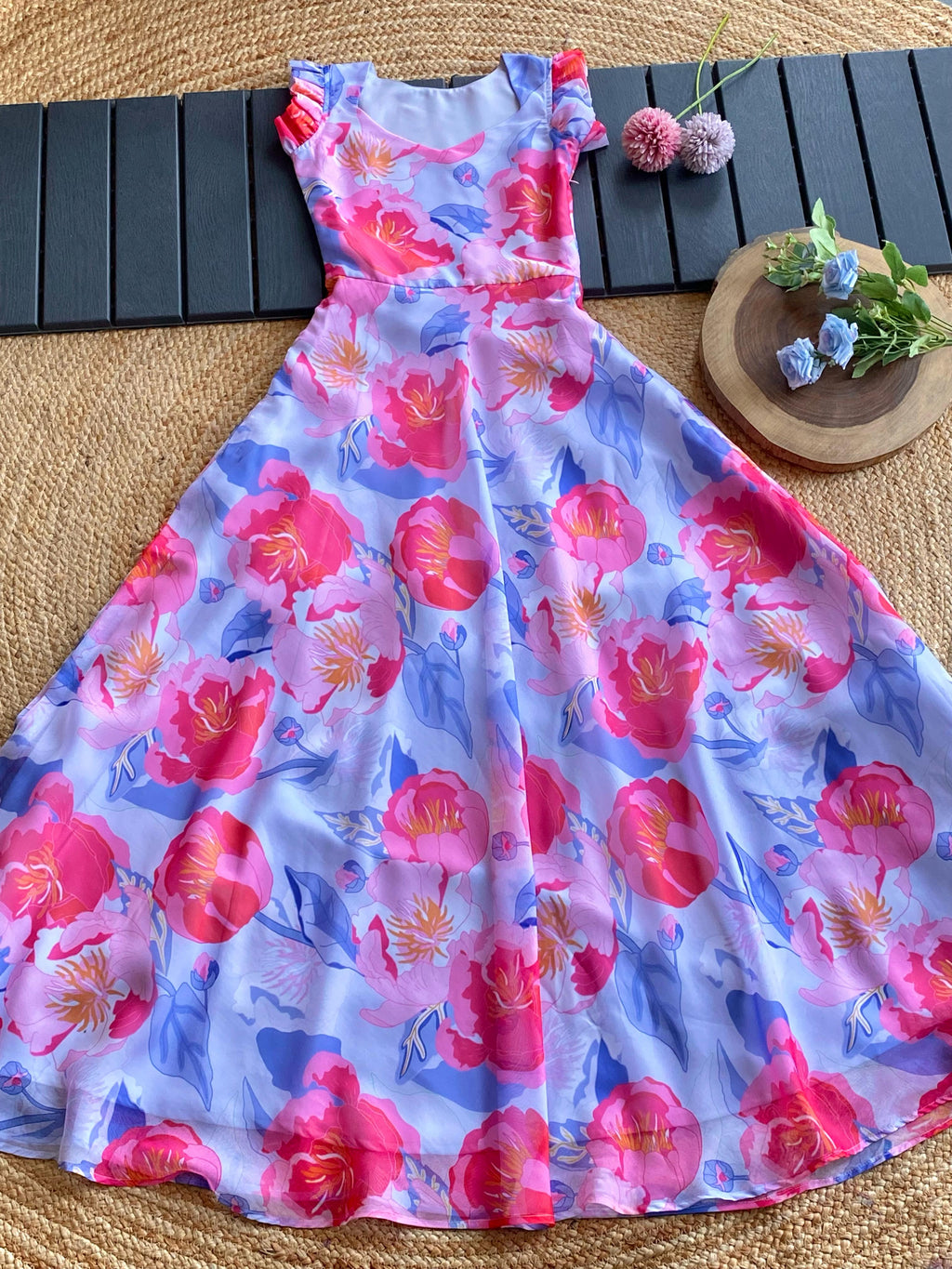Aafiya Ruffle Gown