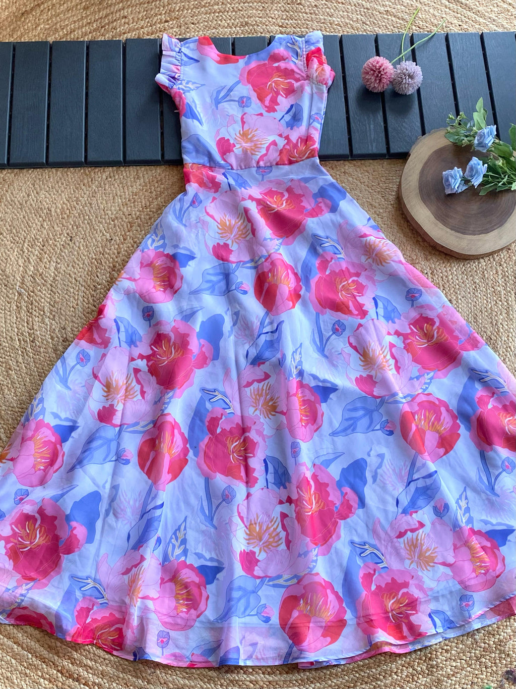 Aafiya Ruffle Gown