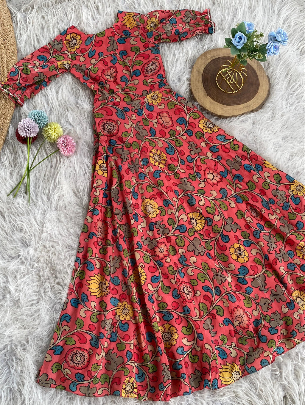 Gul Kalamkari Dress