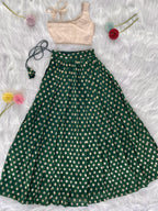 One-Shoulder Zari Set