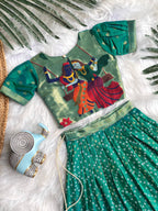 Bandhej Paithani Gown