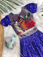 Bandhej Paithani Gown