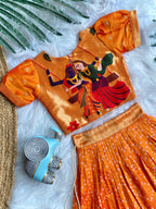Bandhej Paithani Gown