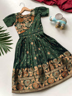 Zari Weave Princess Dress