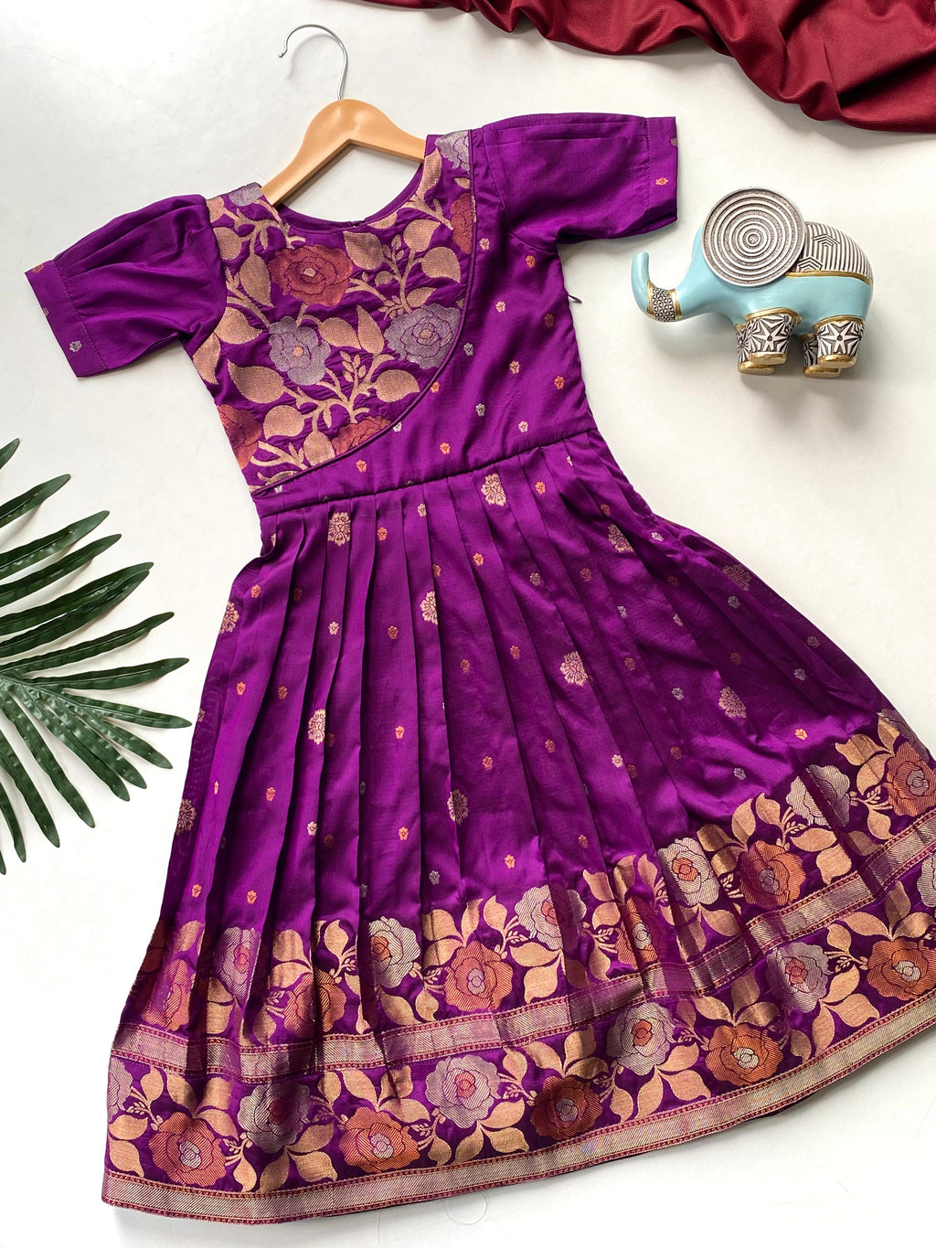 Zari Weave Princess Dress