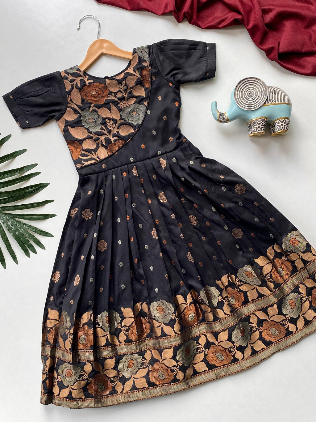 Zari Weave Princess Dress