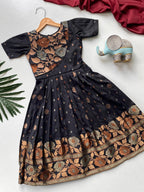 Zari Weave Princess Dress