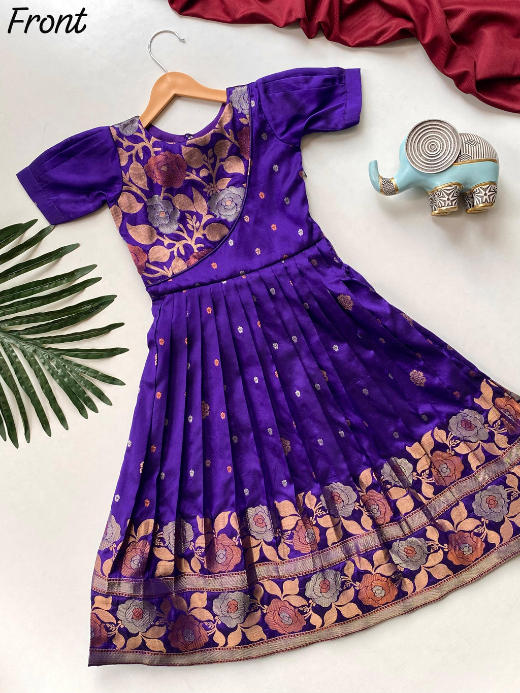 Zari Weave Princess Dress