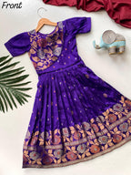 Zari Weave Princess Dress