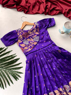 Zari Weave Princess Dress