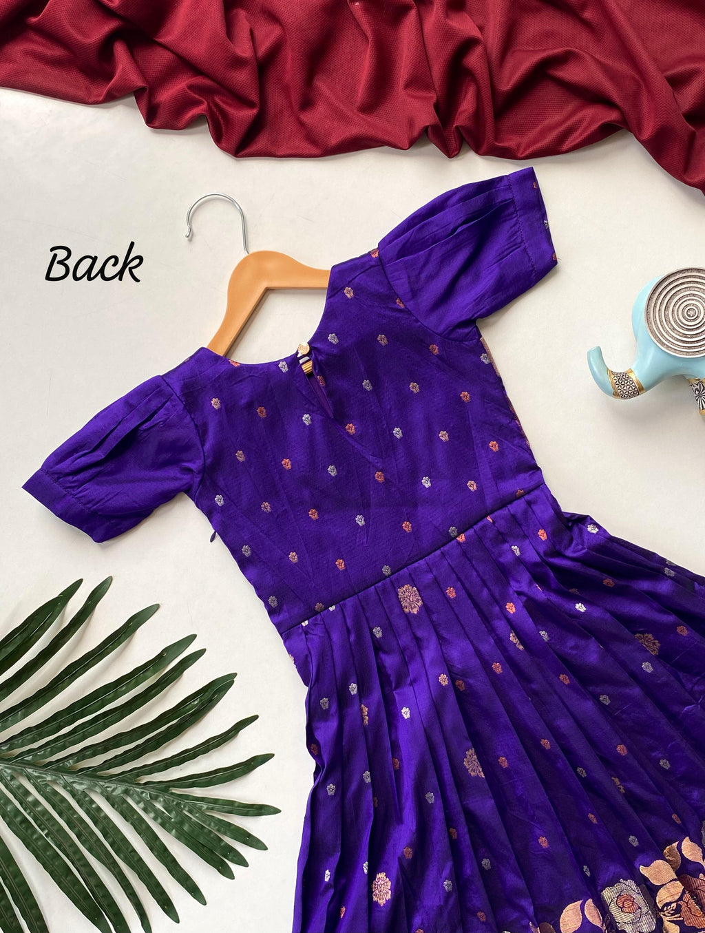 Zari Weave Princess Dress