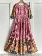 Chevron Charm Flare Gown